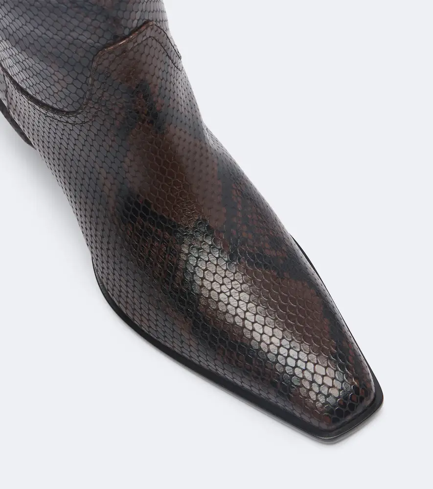 Paris Texas Bettina snake-effect leather knee-high boots | Thumbnail 3 Paris Texas Bettina snake-effect leather knee-high boots | Thumbnail 3