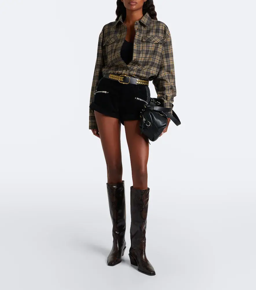 Paris Texas Bettina snake-effect leather knee-high boots | Thumbnail 5 Paris Texas Bettina snake-effect leather knee-high boots | Thumbnail 5
