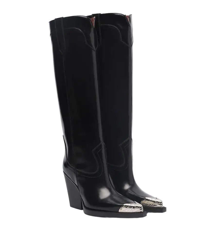Paris Texas El Dorado embellished leather cowboy boots