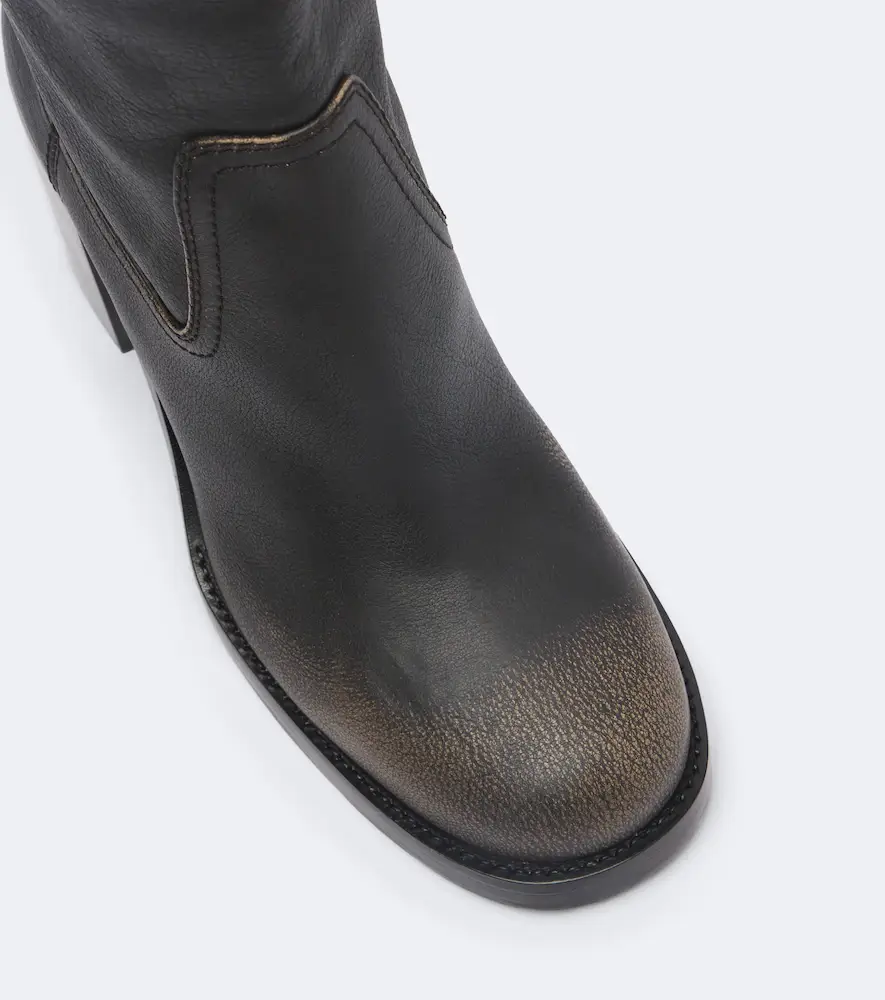 Paris Texas Alexandra leather knee-high boots | Thumbnail 4