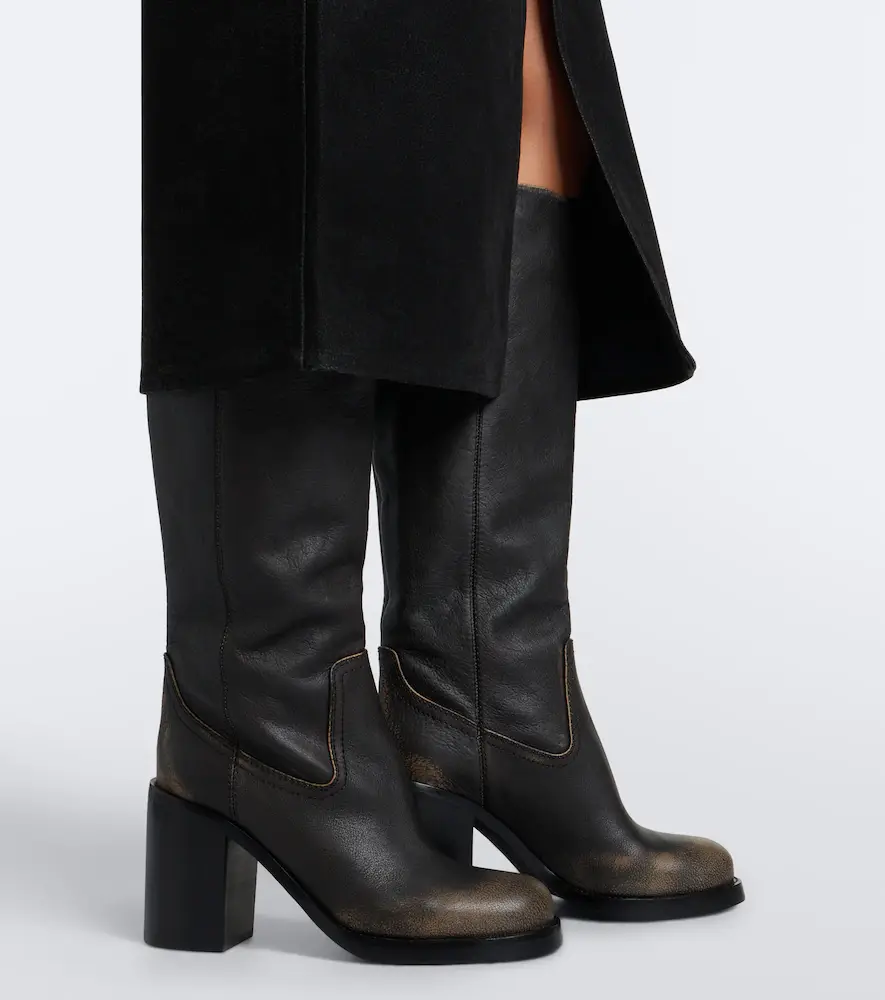 Paris Texas Alexandra leather knee-high boots | Thumbnail 5