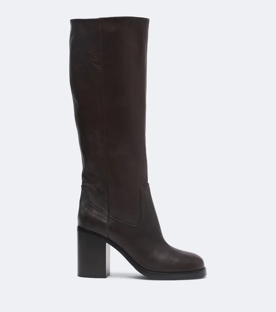 Paris Texas Alexandra leather knee-high boots | Thumbnail 2