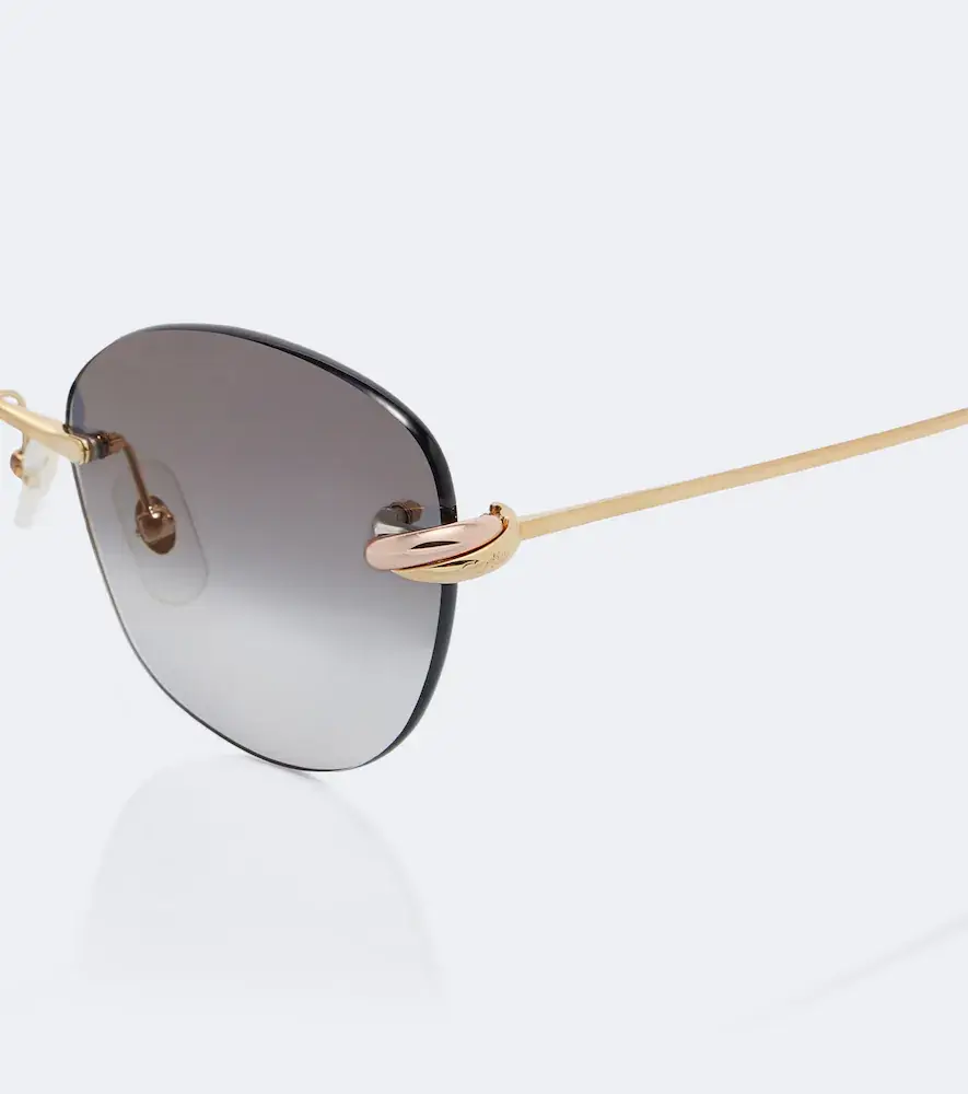 Cartier Eyewear Collection Trinity De Cartier round sunglasses | Thumbnail 3 Cartier Eyewear Collection Trinity De Cartier round sunglasses | Thumbnail 3