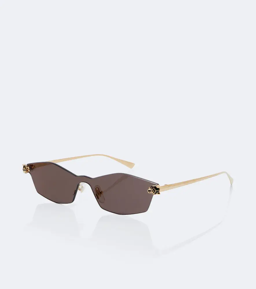Cartier Eyewear Collection Panthère De Cartier rectangular sunglasses | Thumbnail 2 Cartier Eyewear Collection Panthère De Cartier rectangular sunglasses | Thumbnail 2