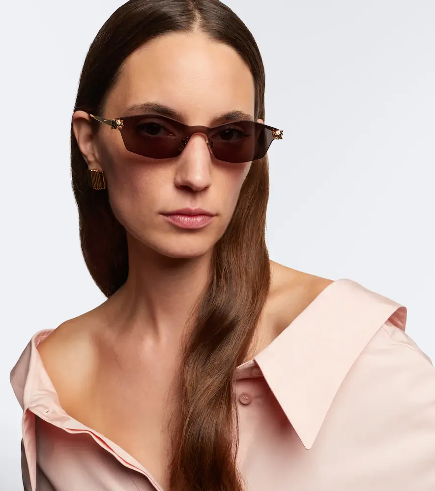 Cartier Eyewear Collection Panthère De Cartier rectangular sunglasses | Thumbnail 5 Cartier Eyewear Collection Panthère De Cartier rectangular sunglasses | Thumbnail 5