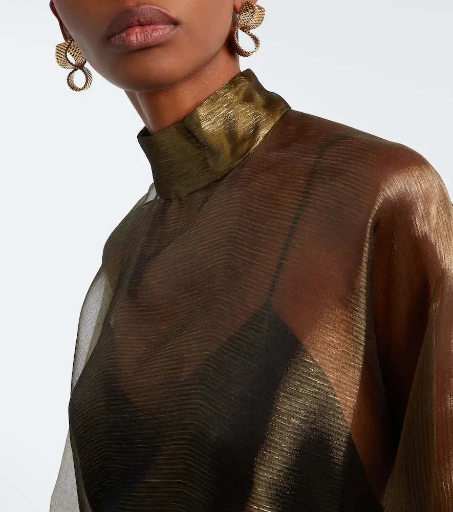 Taller Marmo Sphinx draped organza kaftan | Thumbnail 2 Taller Marmo Sphinx draped organza kaftan | Thumbnail 2