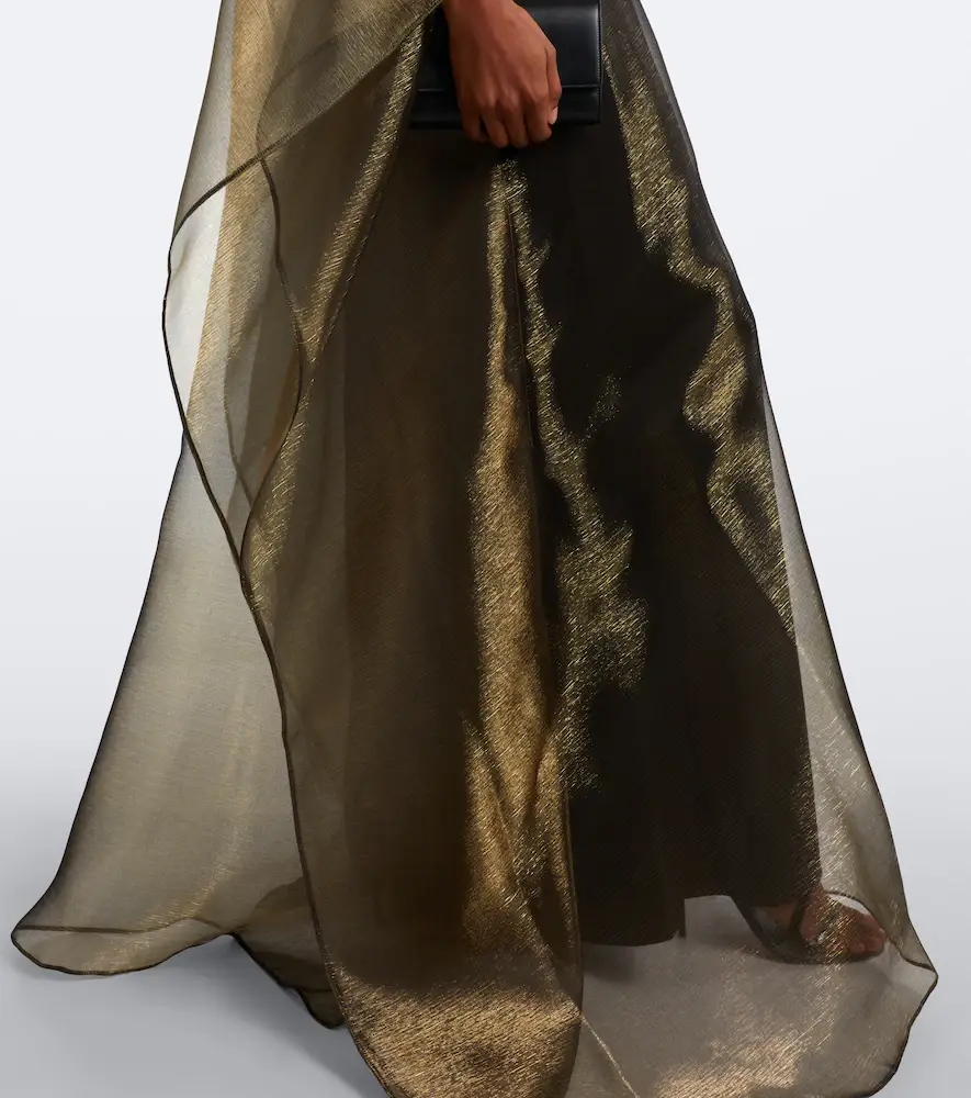 Taller Marmo Sphinx draped organza kaftan | Thumbnail 4 Taller Marmo Sphinx draped organza kaftan | Thumbnail 4