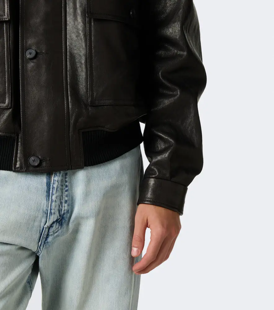 Auralee Leather jacket | Thumbnail 4