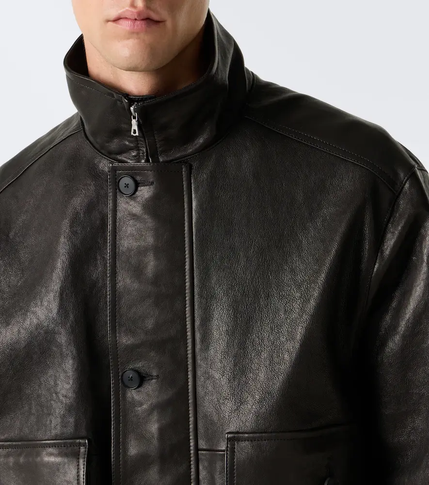 Auralee Leather jacket | Thumbnail 5