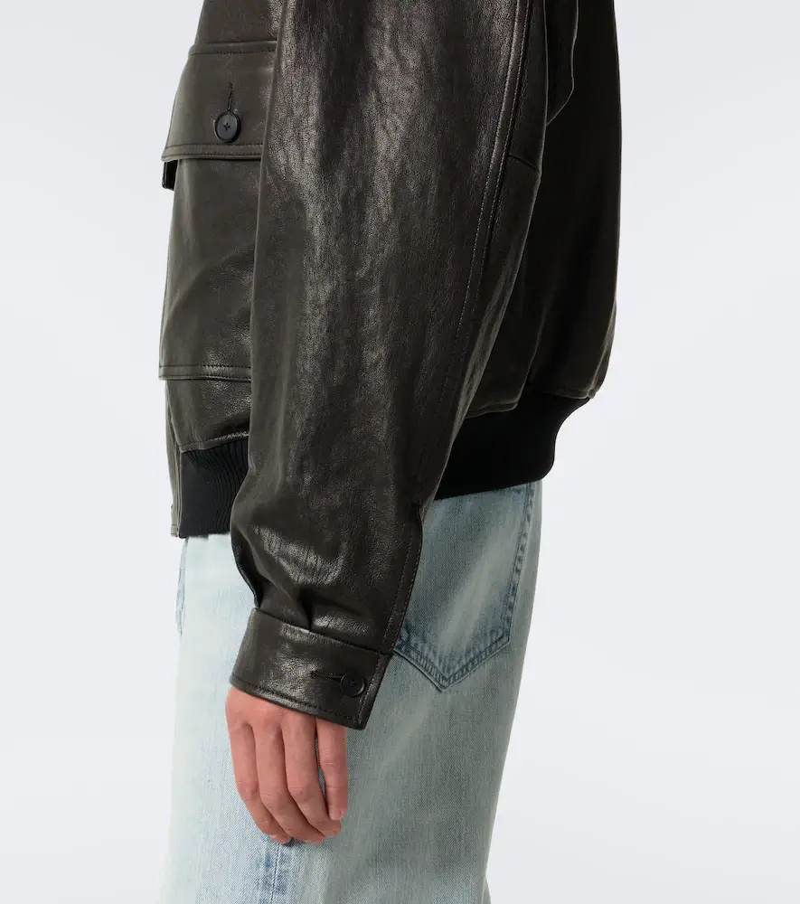 Auralee Leather jacket | Thumbnail 7