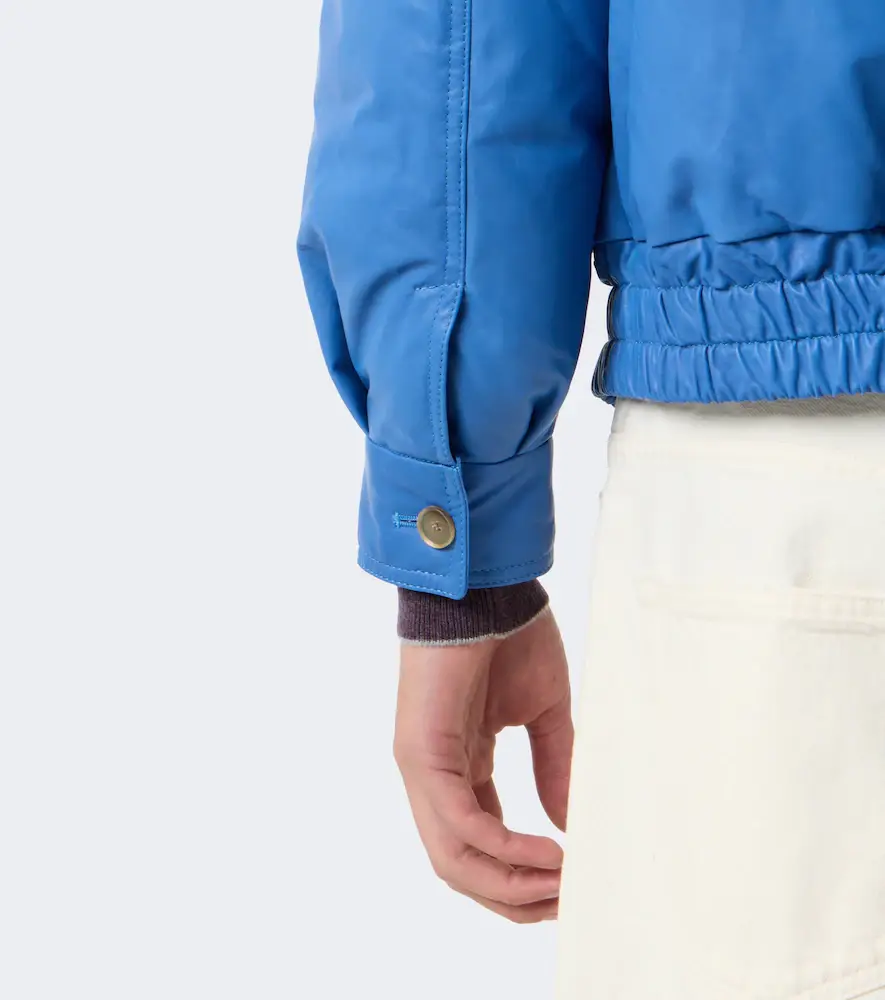 Auralee Leather down jacket | Thumbnail 6