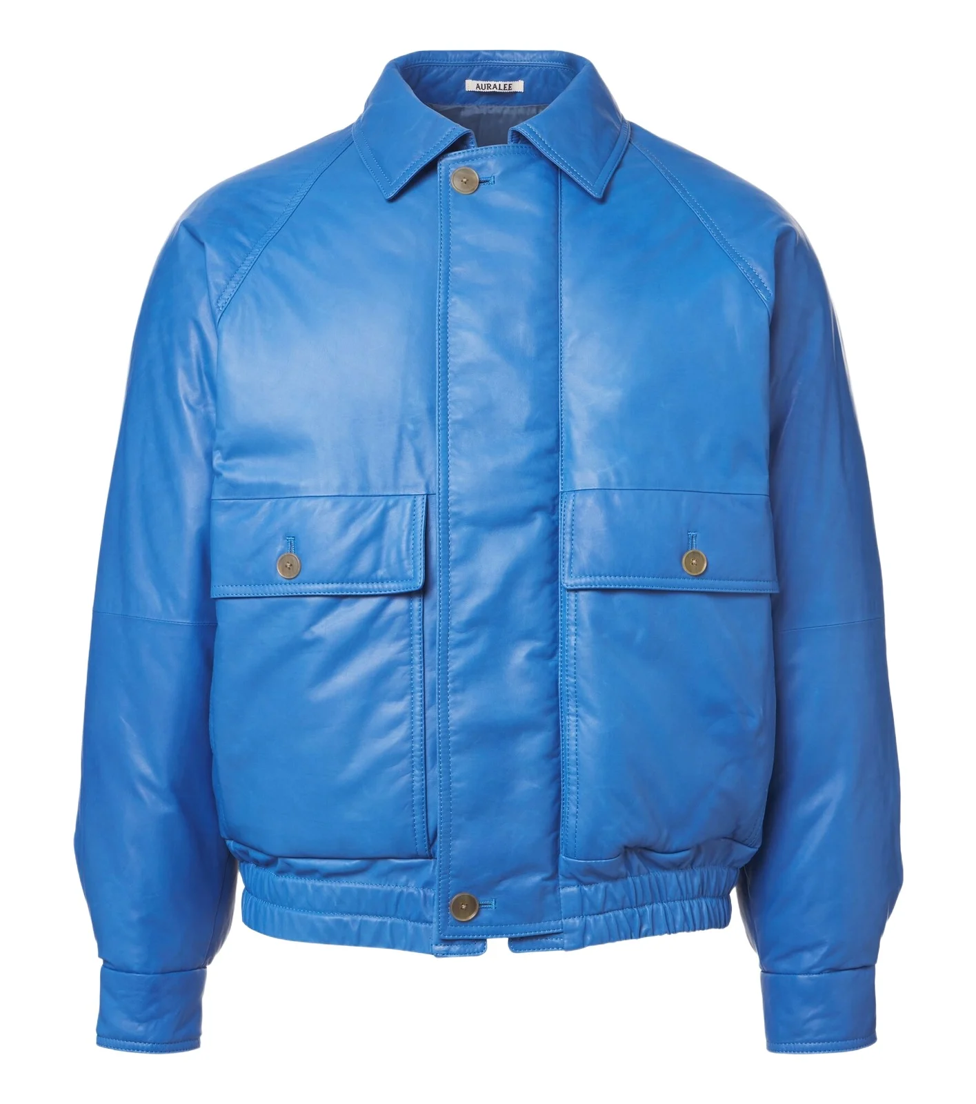 Auralee Leather down jacket