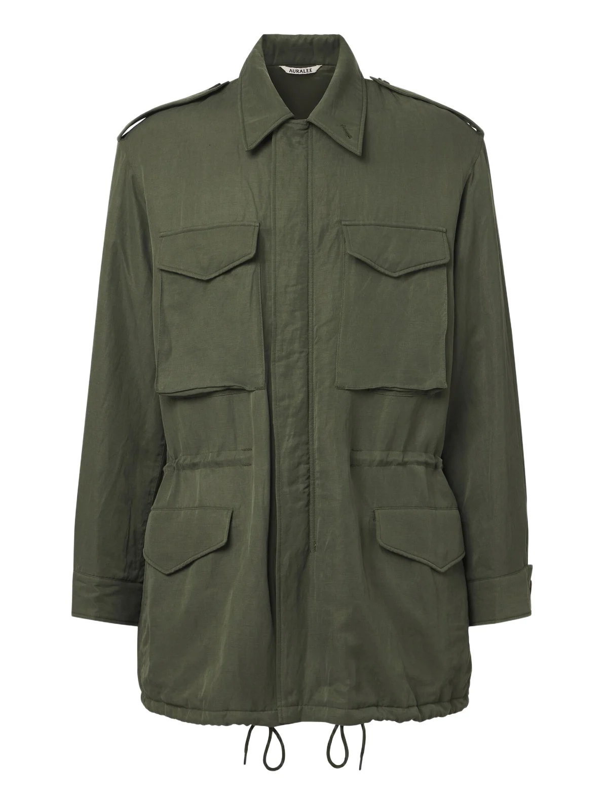 Auralee Silk and linen field jacket
