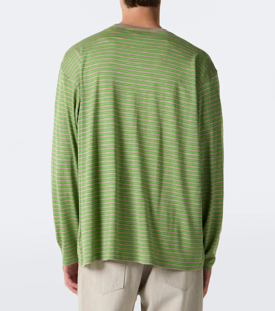 Auralee Striped wool T-shirt | Thumbnail 5 Auralee Striped wool T-shirt | Thumbnail 5