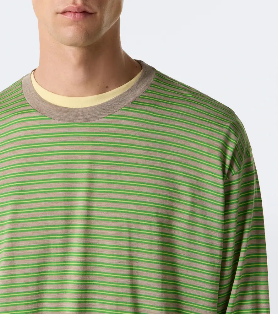 Auralee Striped wool T-shirt | Thumbnail 6 Auralee Striped wool T-shirt | Thumbnail 6