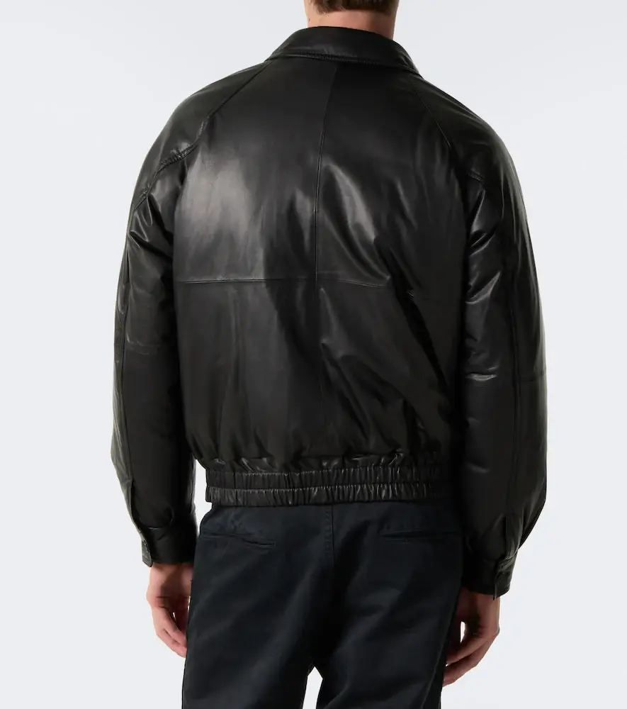 Auralee Leather down jacket | Thumbnail 3