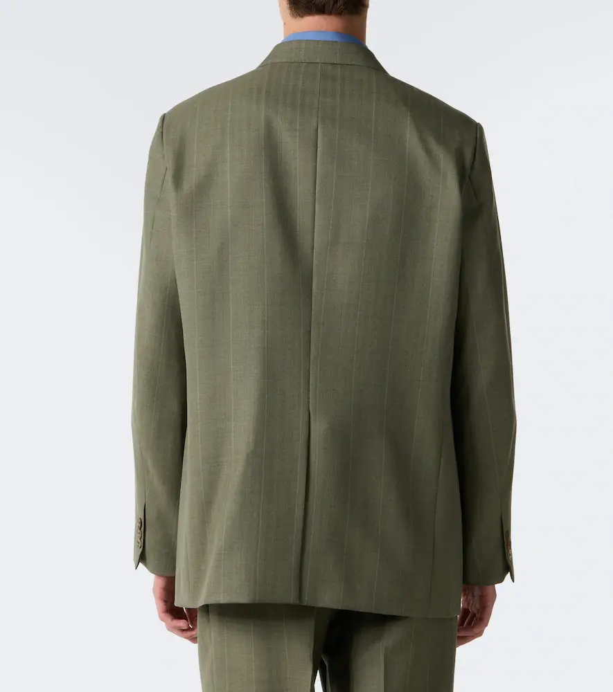 Auralee Chalk stripe wool blazer | Thumbnail 6
