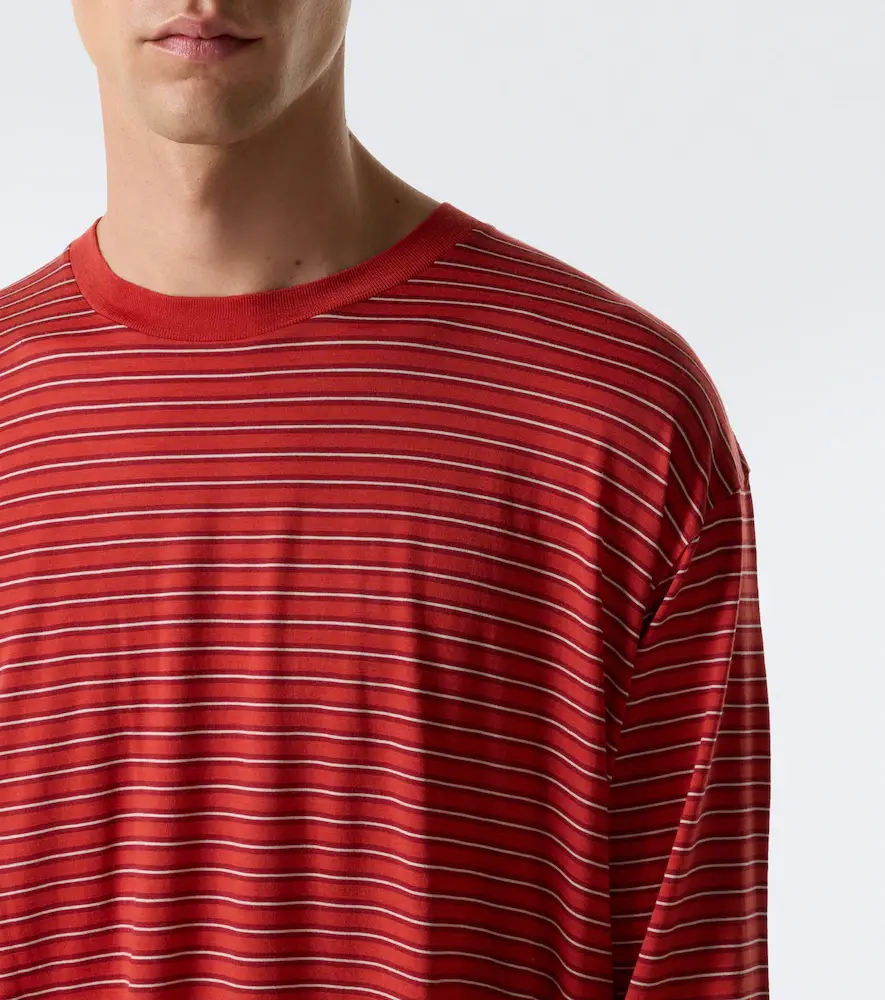 Auralee Striped wool T-shirt | Thumbnail 2 Auralee Striped wool T-shirt | Thumbnail 2