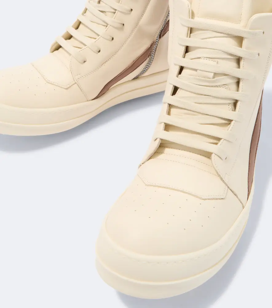Rick Owens Geobasket leather sneakers | Thumbnail 3