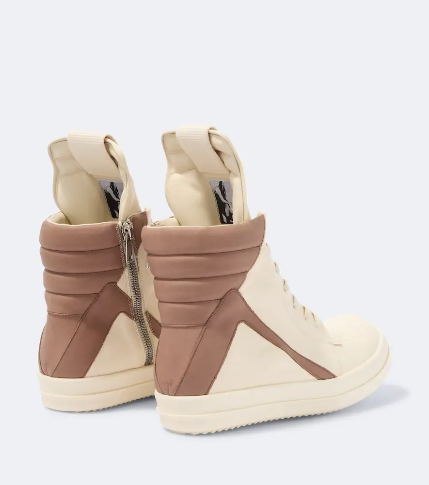 Rick Owens Geobasket leather sneakers | Thumbnail 4