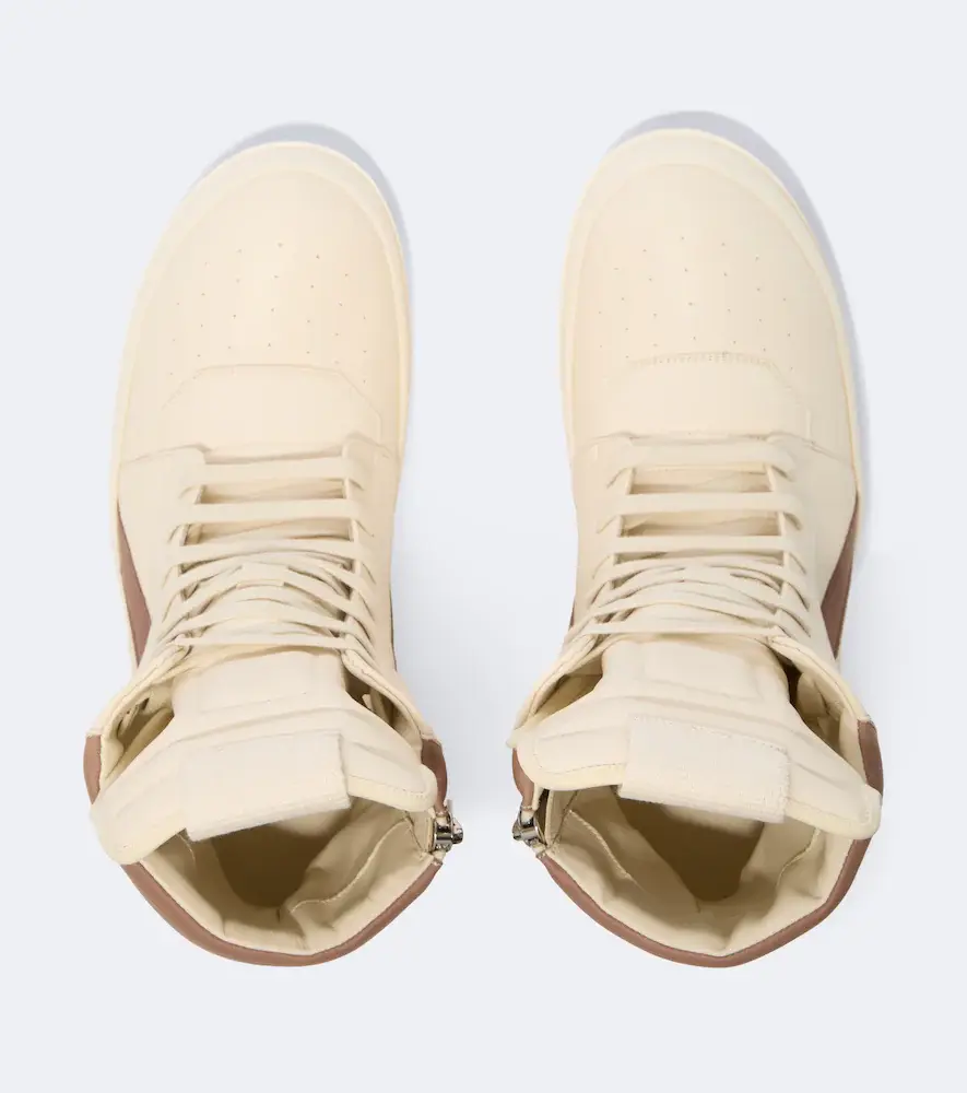 Rick Owens Geobasket leather sneakers | Thumbnail 5