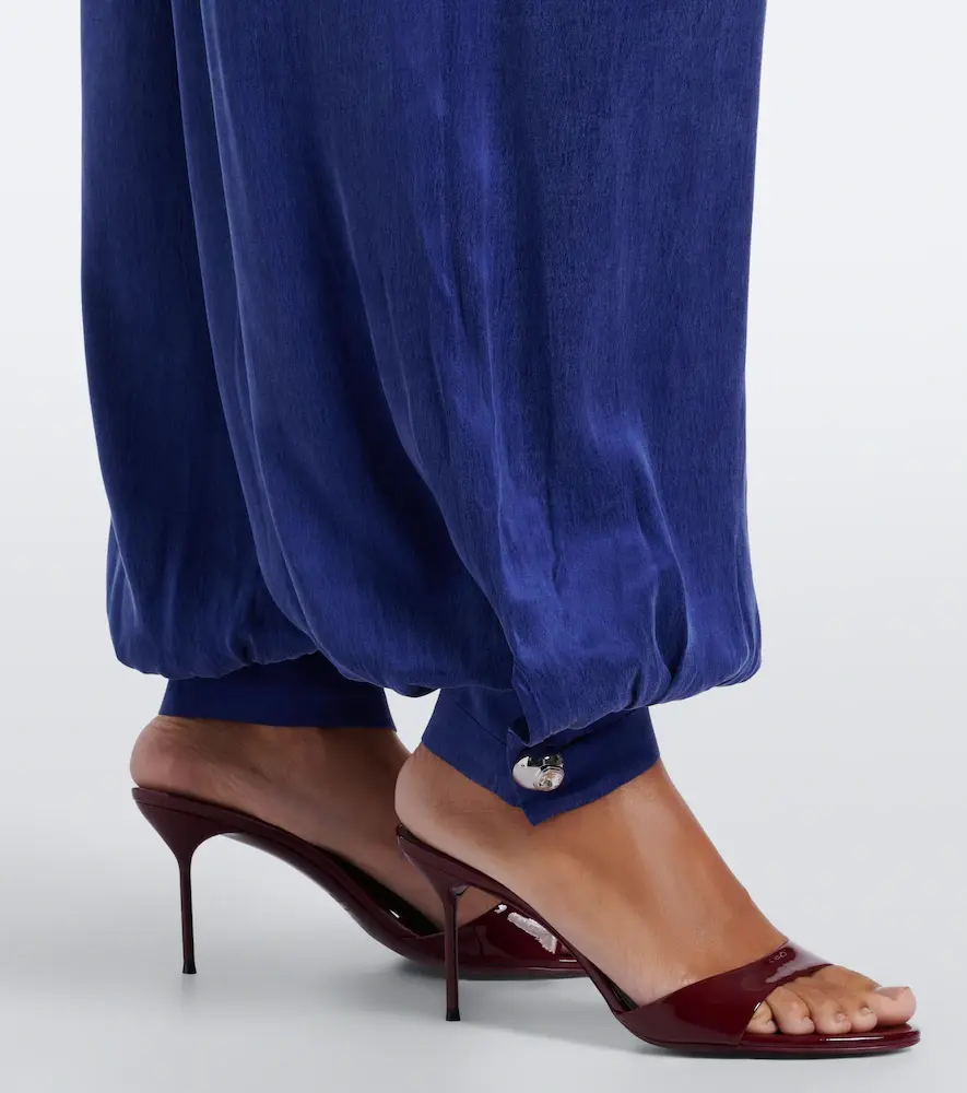 Jacques Wei Leather-trimmed balloon pants | Thumbnail 3 Jacques Wei Leather-trimmed balloon pants | Thumbnail 3