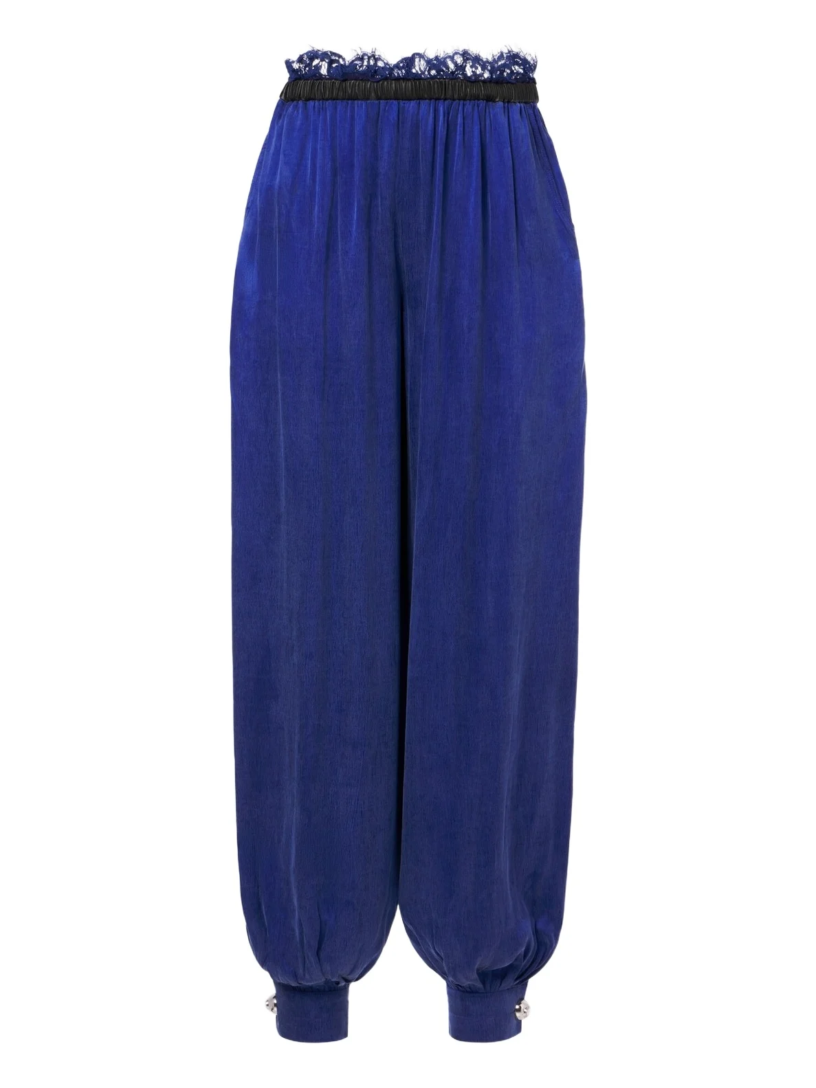 Leather-trimmed balloon pants Leather-trimmed balloon pants
