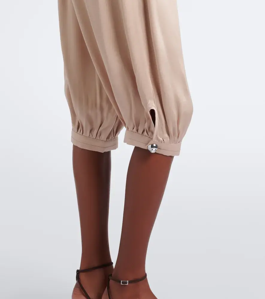 Jacques Wei Leather-trimmed capri pants | Thumbnail 3 Jacques Wei Leather-trimmed capri pants | Thumbnail 3
