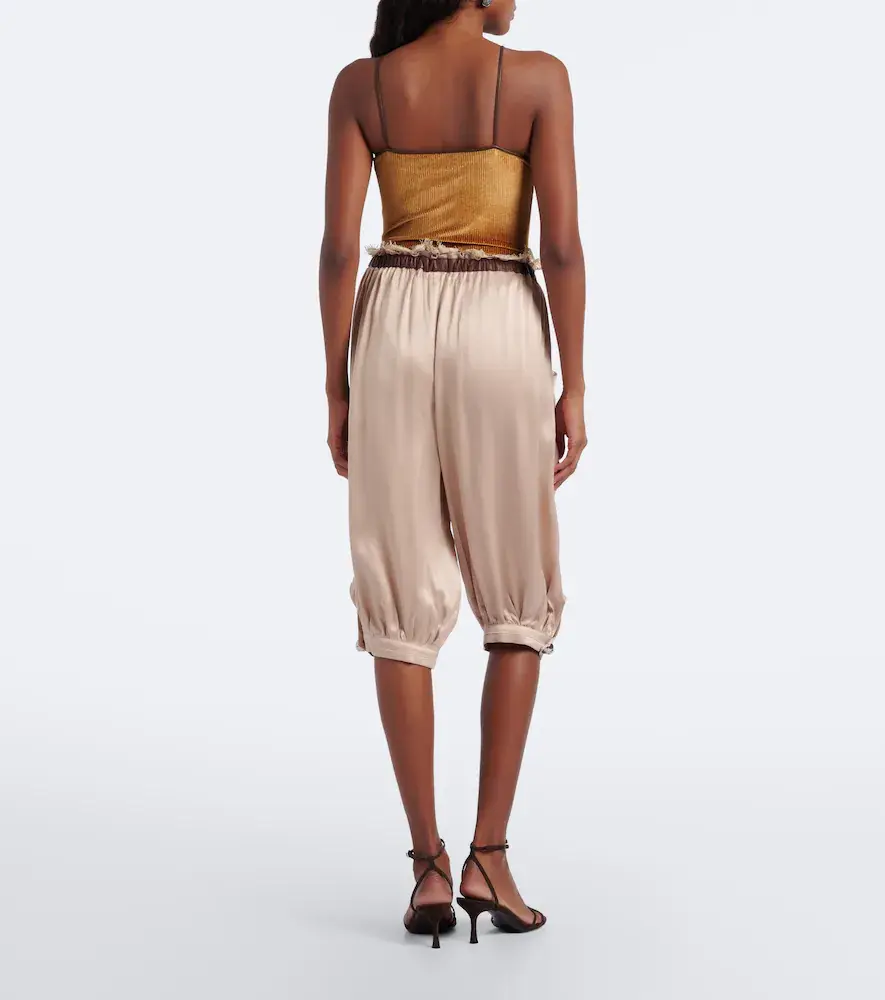 Jacques Wei Leather-trimmed capri pants | Thumbnail 4 Jacques Wei Leather-trimmed capri pants | Thumbnail 4