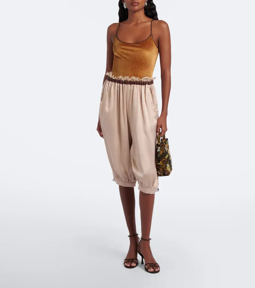 Jacques Wei Leather-trimmed capri pants | Thumbnail 5 Jacques Wei Leather-trimmed capri pants | Thumbnail 5