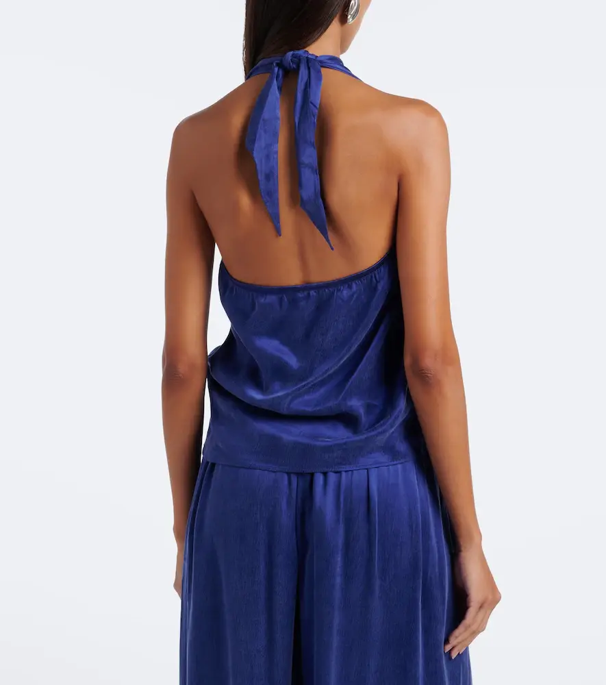 Jacques Wei Asymmetric embellished halterneck top | Thumbnail 2