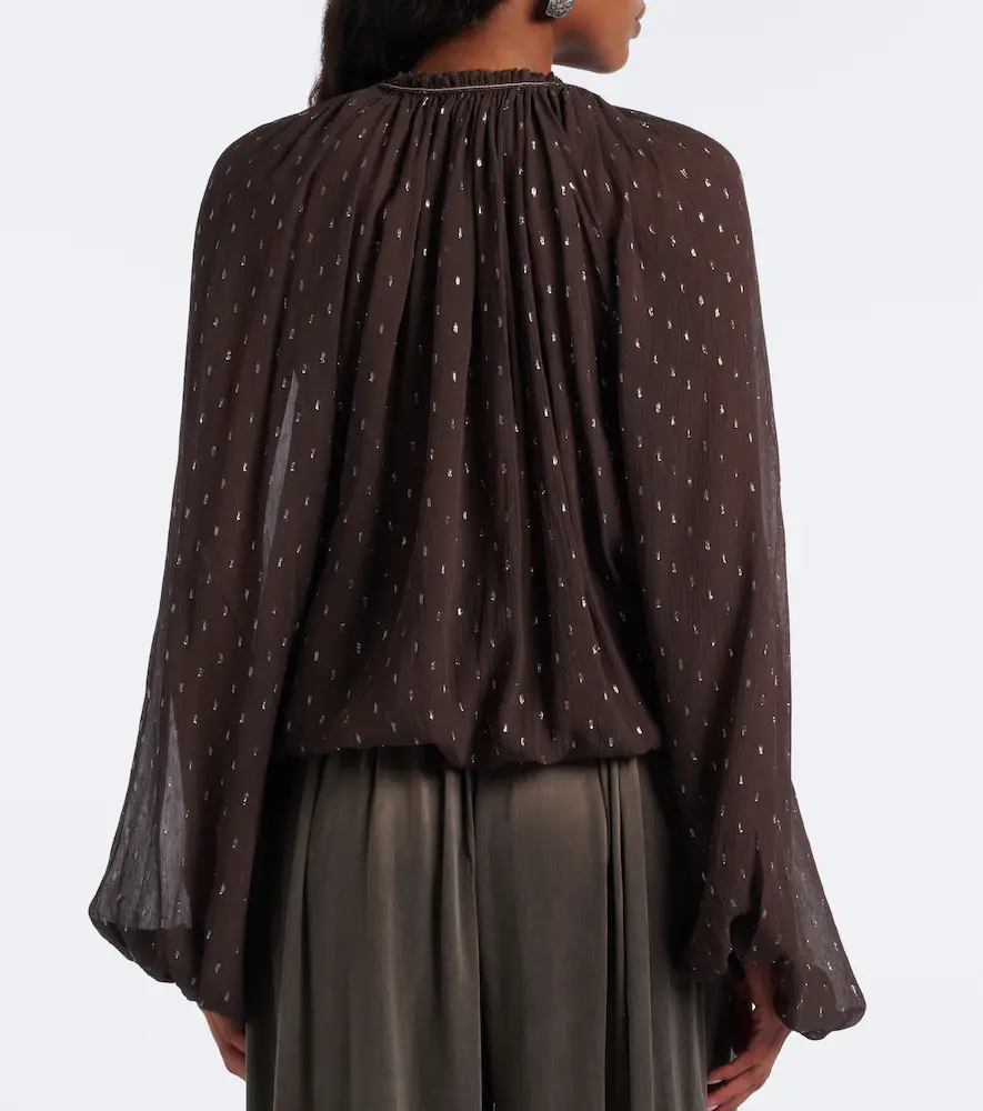 Jacques Wei Embellished sheer blouse | Thumbnail 2