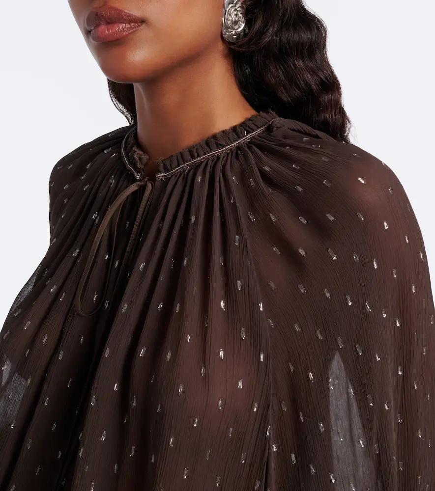 Jacques Wei Embellished sheer blouse | Thumbnail 5