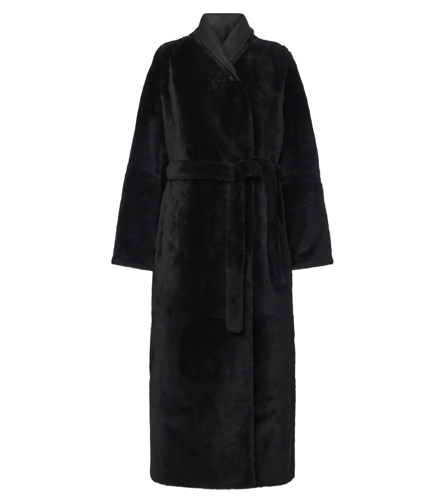 Yves Salomon Reversible shearling and leather coat