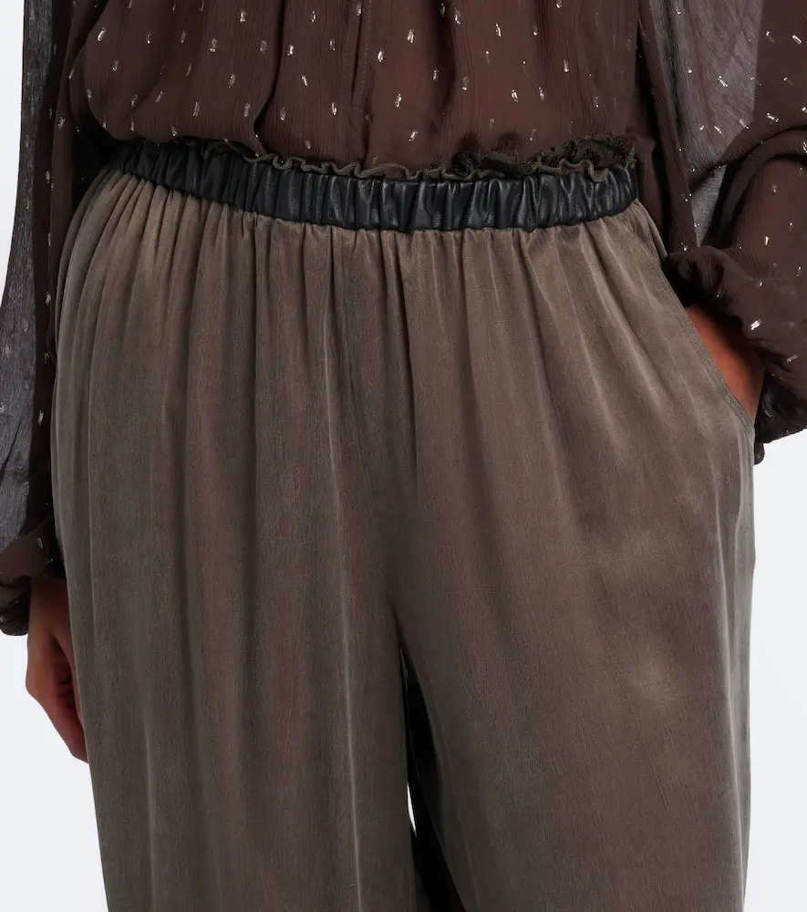 Jacques Wei Leather-trimmed balloon pants | Thumbnail 6 Jacques Wei Leather-trimmed balloon pants | Thumbnail 6