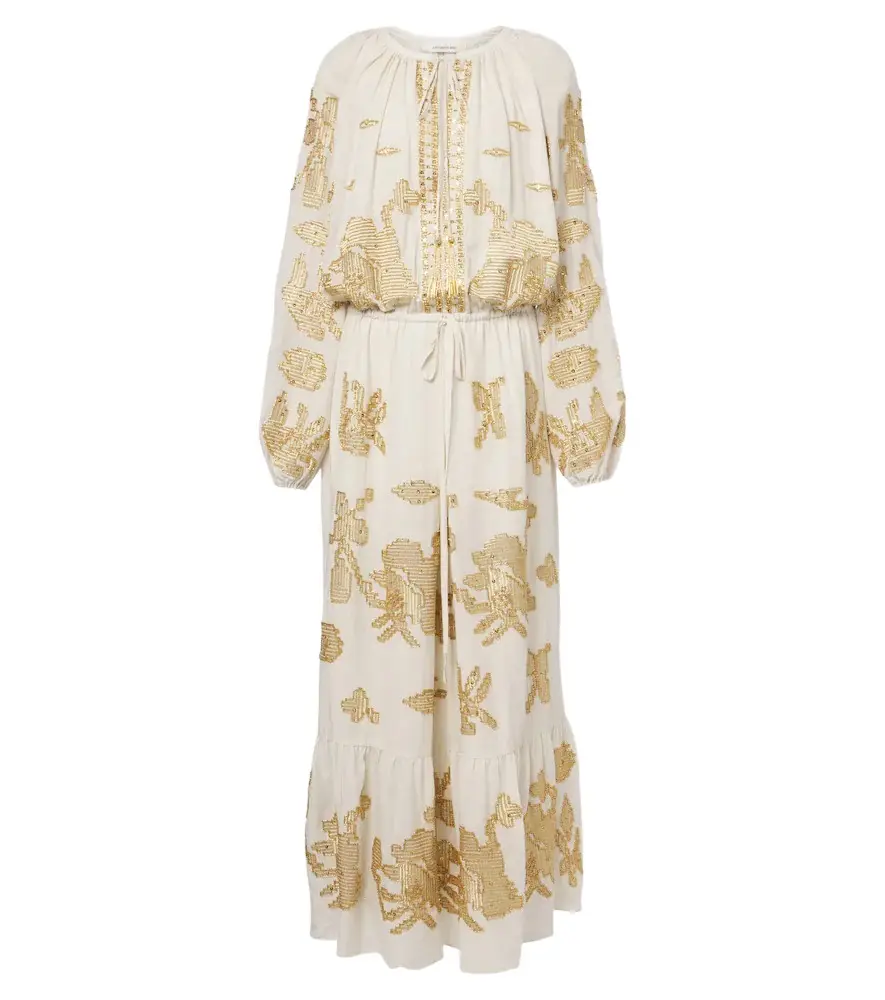Beaded maxi dress