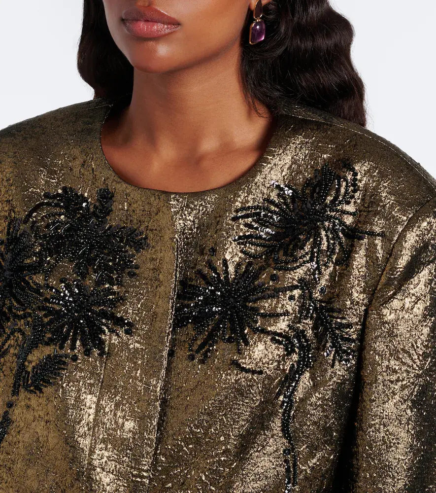 Jacques Wei Embellished brocade blazer | Thumbnail 5