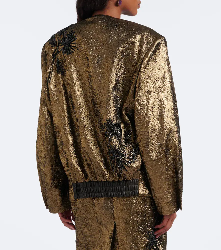 Jacques Wei Embellished brocade blazer | Thumbnail 6