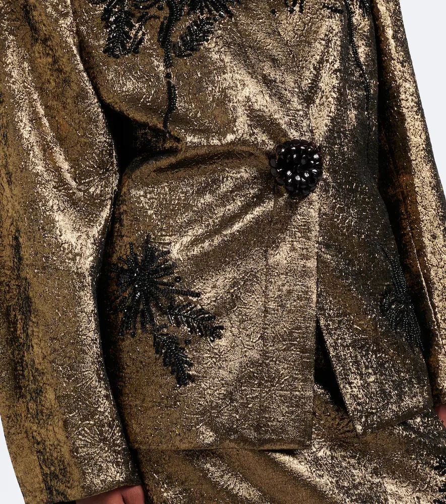 Jacques Wei Embellished brocade blazer | Thumbnail 7