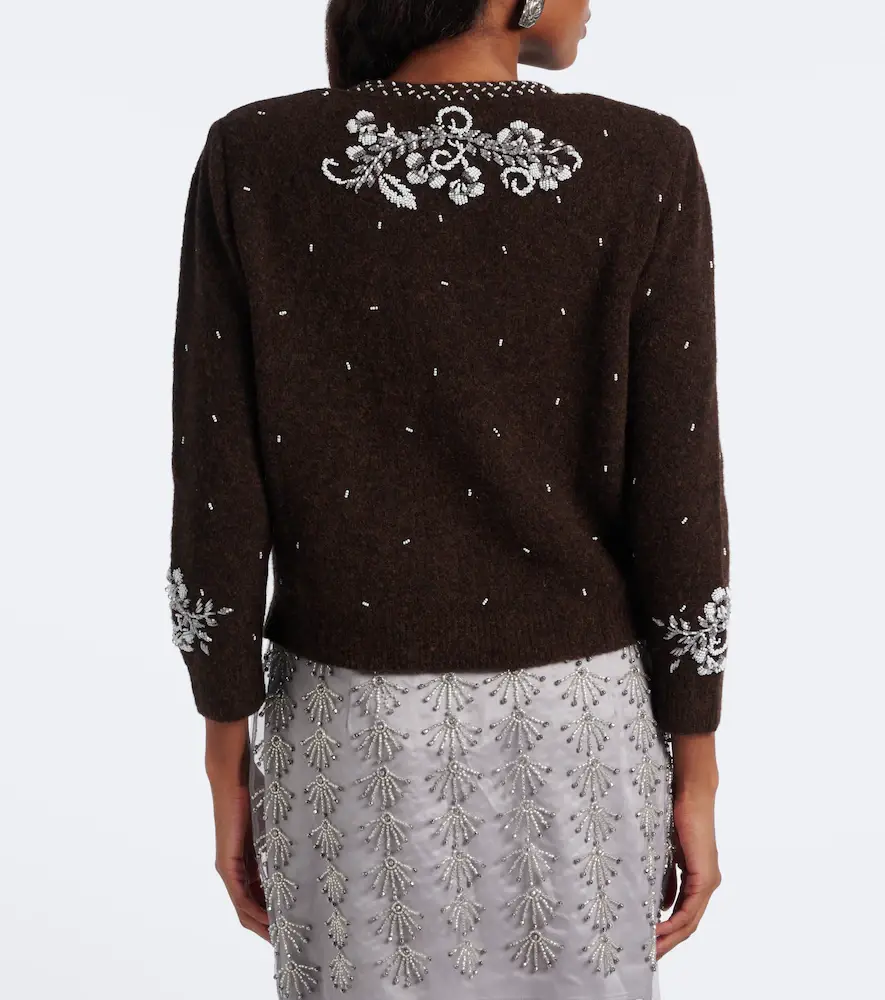 Jacques Wei Beaded wool-blend cardigan | Thumbnail 2 Jacques Wei Beaded wool-blend cardigan | Thumbnail 2