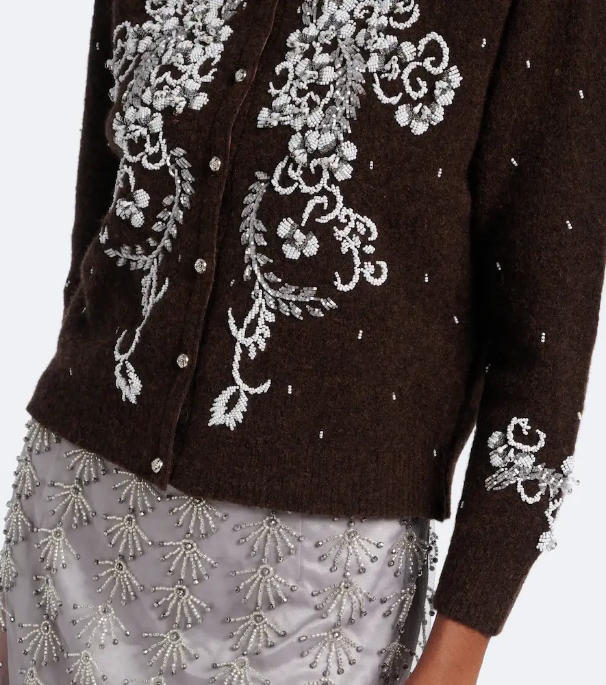 Jacques Wei Beaded wool-blend cardigan | Thumbnail 3 Jacques Wei Beaded wool-blend cardigan | Thumbnail 3