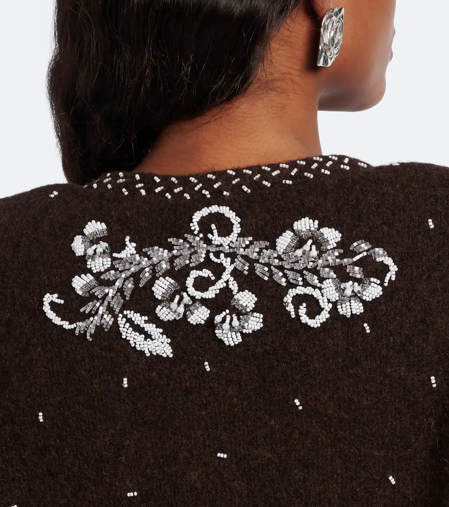 Jacques Wei Beaded wool-blend cardigan | Thumbnail 4 Jacques Wei Beaded wool-blend cardigan | Thumbnail 4