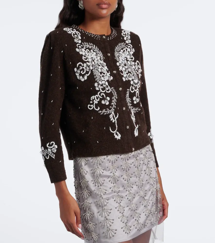 Jacques Wei Beaded wool-blend cardigan | Thumbnail 6 Jacques Wei Beaded wool-blend cardigan | Thumbnail 6