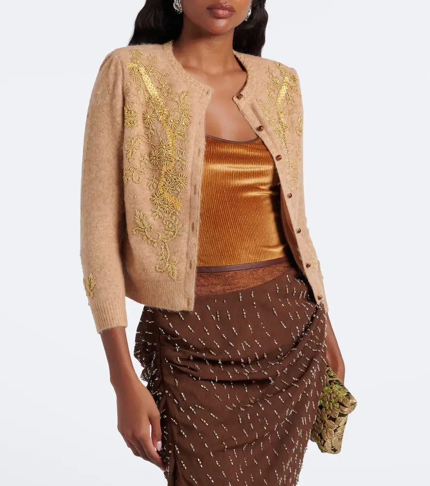 Jacques Wei Beaded wool and alpaca-blend cardigan | Thumbnail 3 Jacques Wei Beaded wool and alpaca-blend cardigan | Thumbnail 3