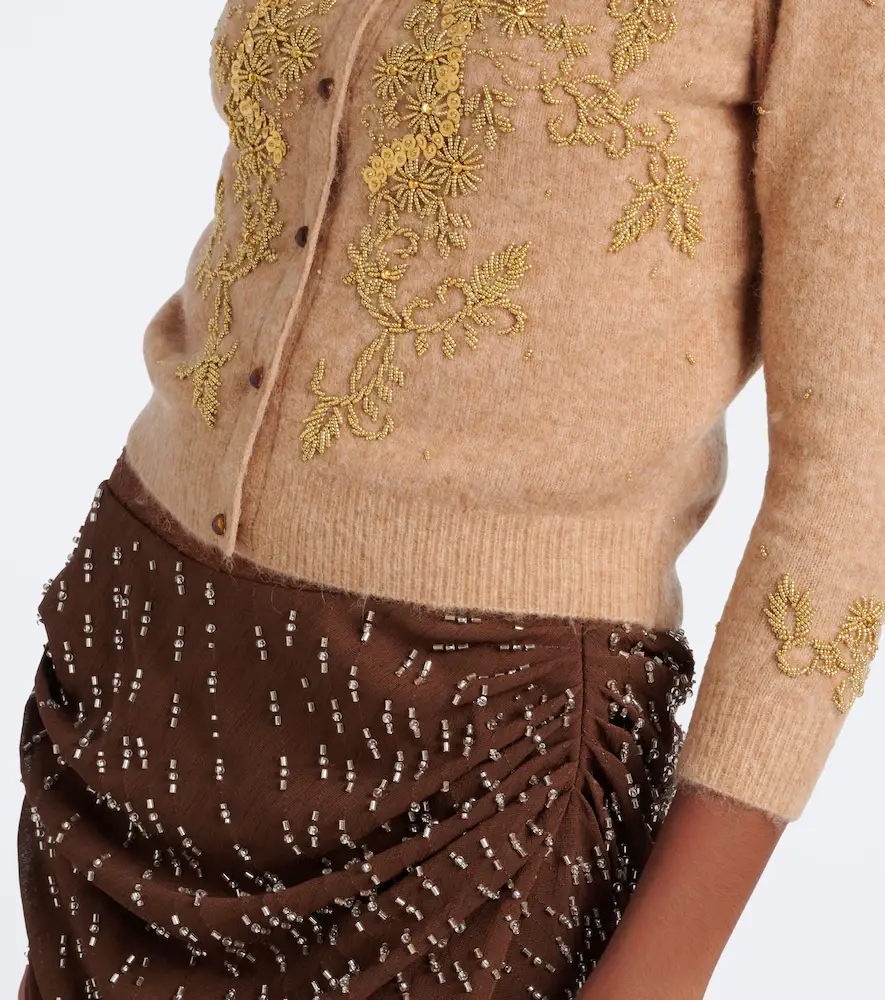 Jacques Wei Beaded wool and alpaca-blend cardigan | Thumbnail 4 Jacques Wei Beaded wool and alpaca-blend cardigan | Thumbnail 4