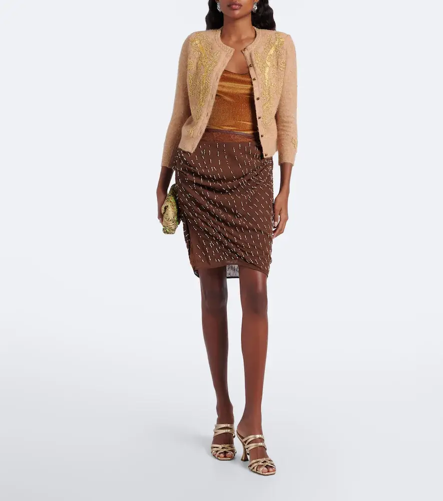 Jacques Wei Beaded wool and alpaca-blend cardigan | Thumbnail 5 Jacques Wei Beaded wool and alpaca-blend cardigan | Thumbnail 5