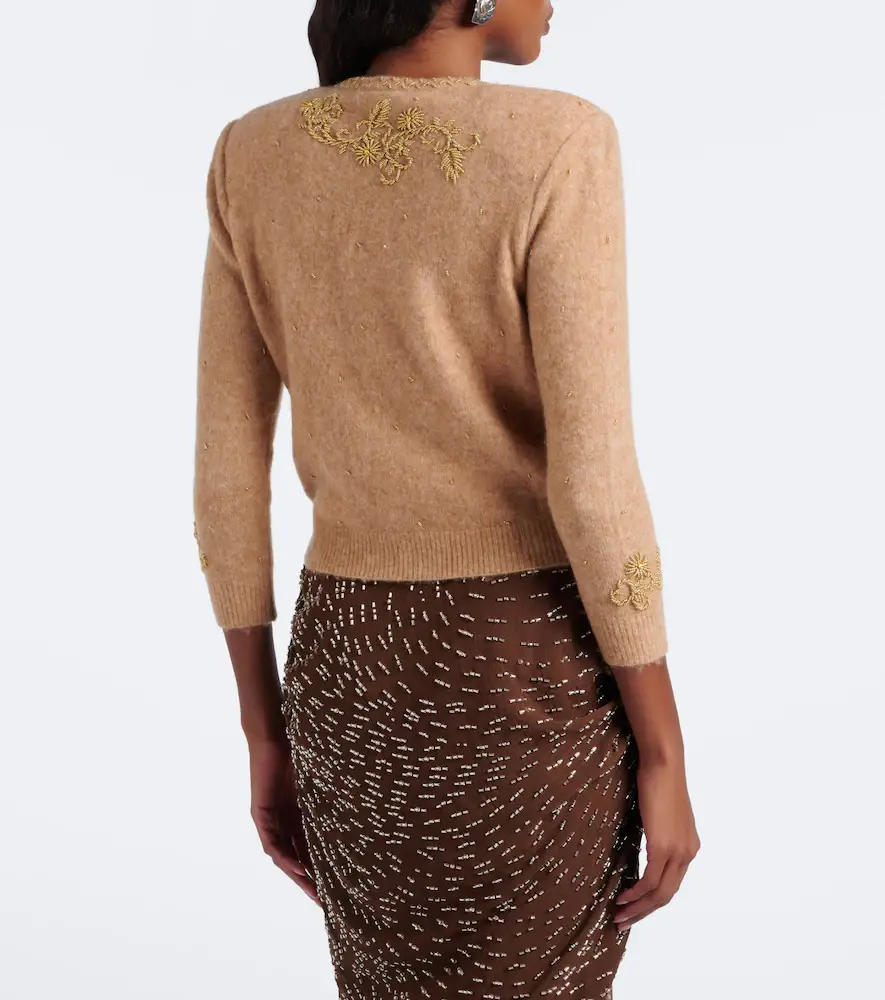 Jacques Wei Beaded wool and alpaca-blend cardigan | Thumbnail 6 Jacques Wei Beaded wool and alpaca-blend cardigan | Thumbnail 6