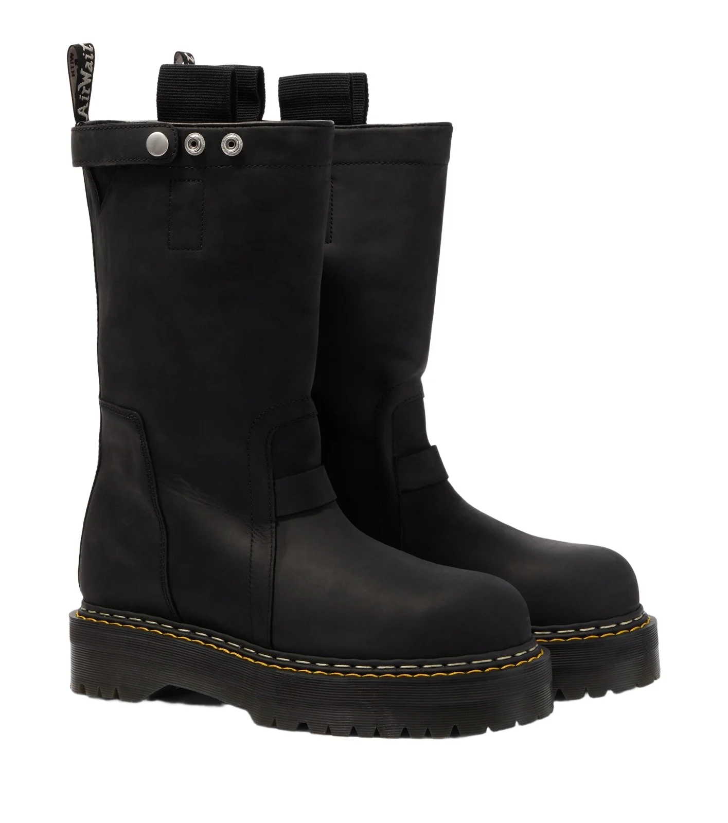 Rick Owens DRKSHDW x Dr. Martens Quad platform boots