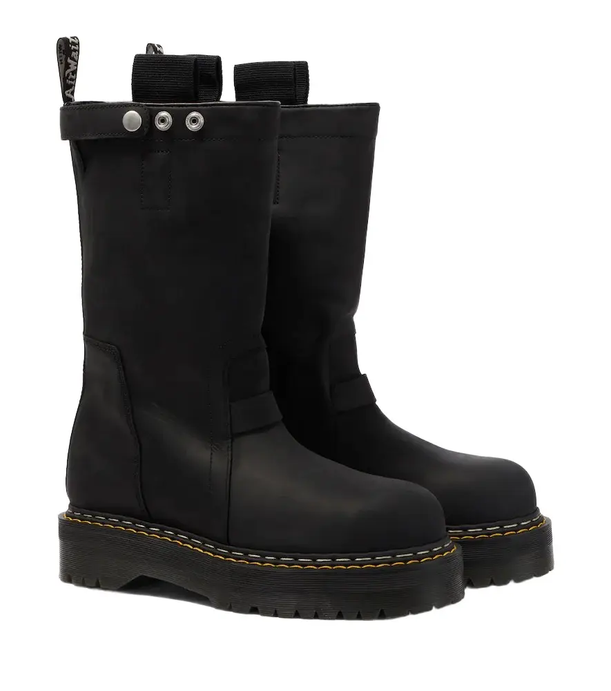 Rick Owens DRKSHDW x Dr. Martens Quad platform boots