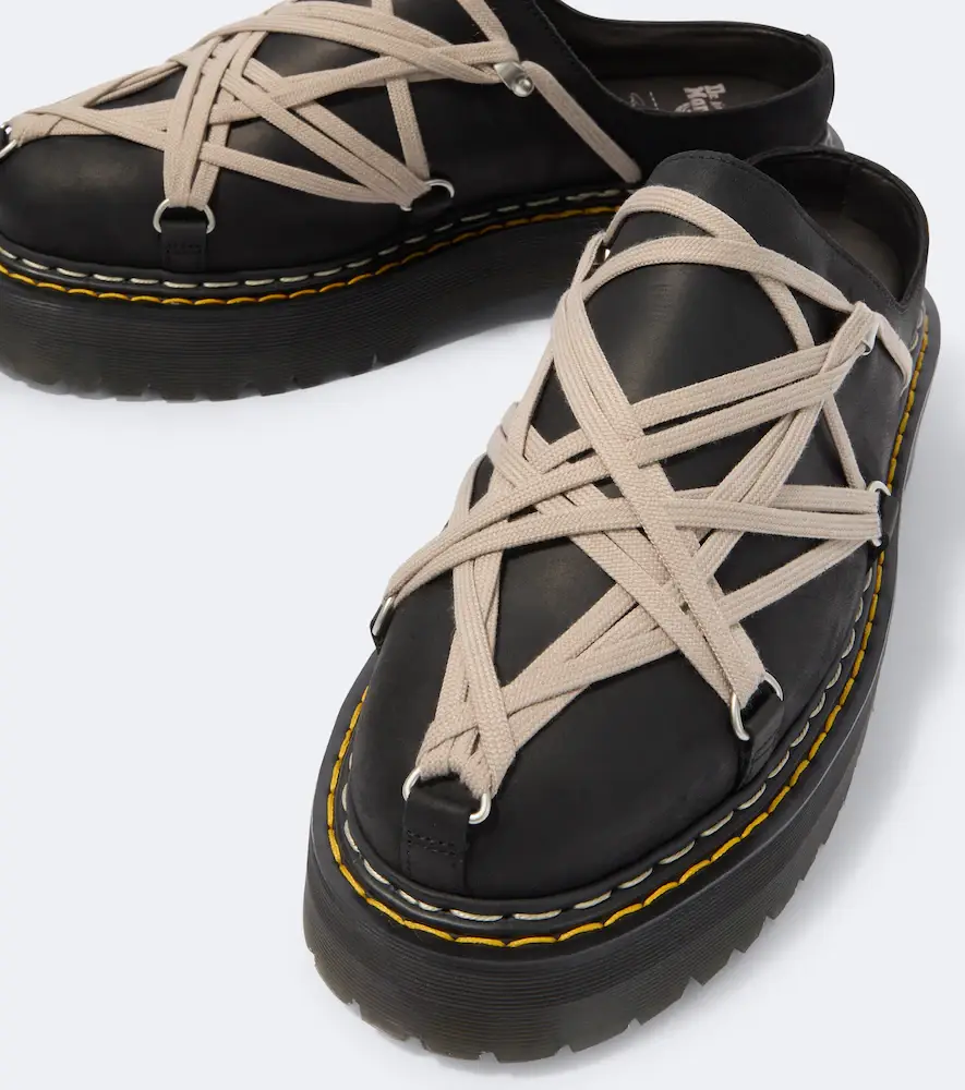 Rick Owens x Dr. Martens Quad leather mules | Thumbnail 4 Rick Owens x Dr. Martens Quad leather mules | Thumbnail 4